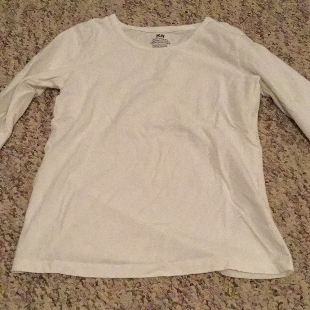 Plain white shirt
